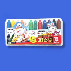 Premium Oil Pastels 12 Colors Non-Toxic